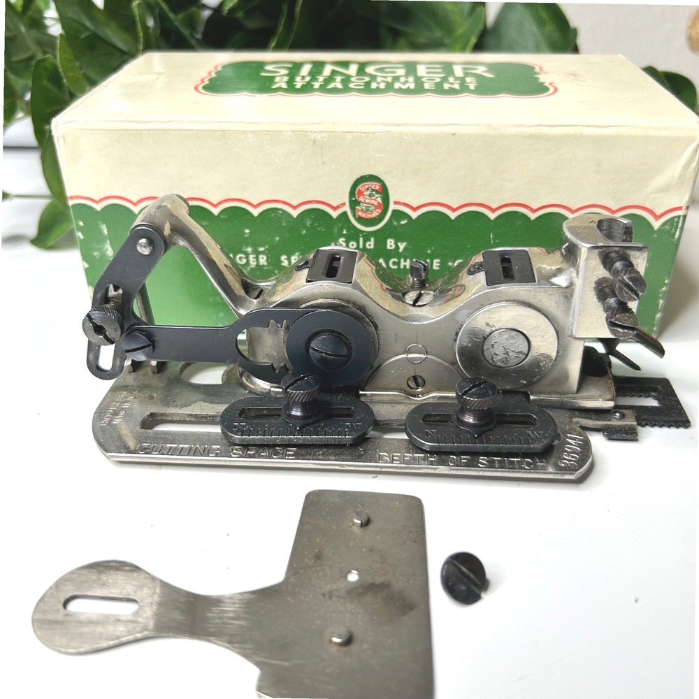 Singer Buttonhole‎ Attachment Sewing Machine Part Vintage with Box 36941 - Picture 2 of 12